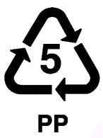 recyclable 5 Polypropylene