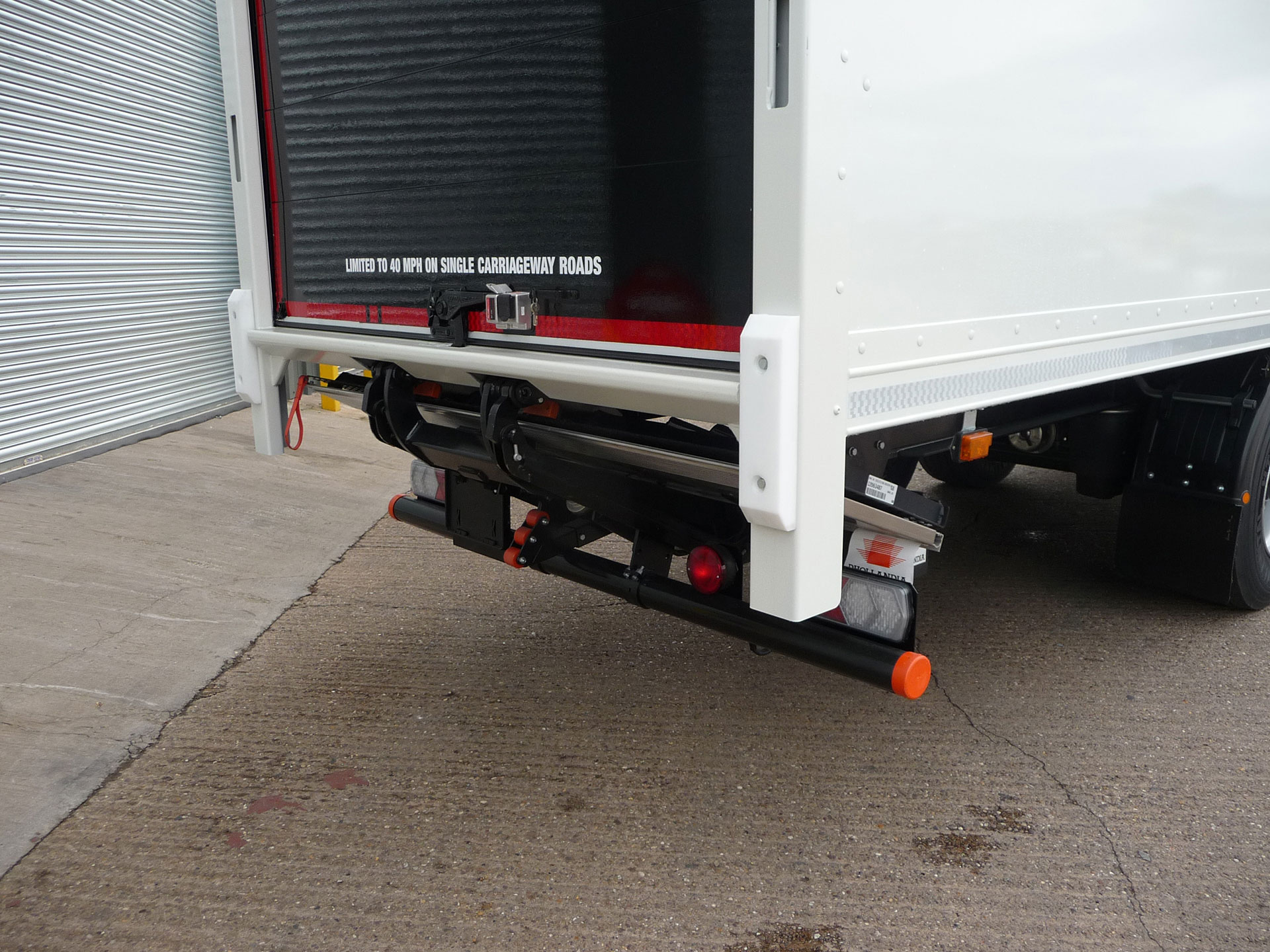 Stowed Tuck-Away Tail-Lift